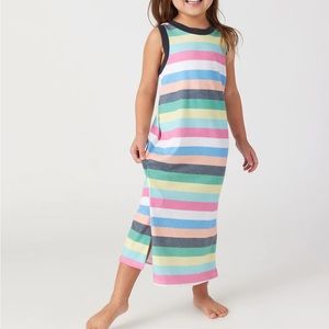 NWT Sol Angeles SAMBA STRIPE MIDI DRESS Summer 2023